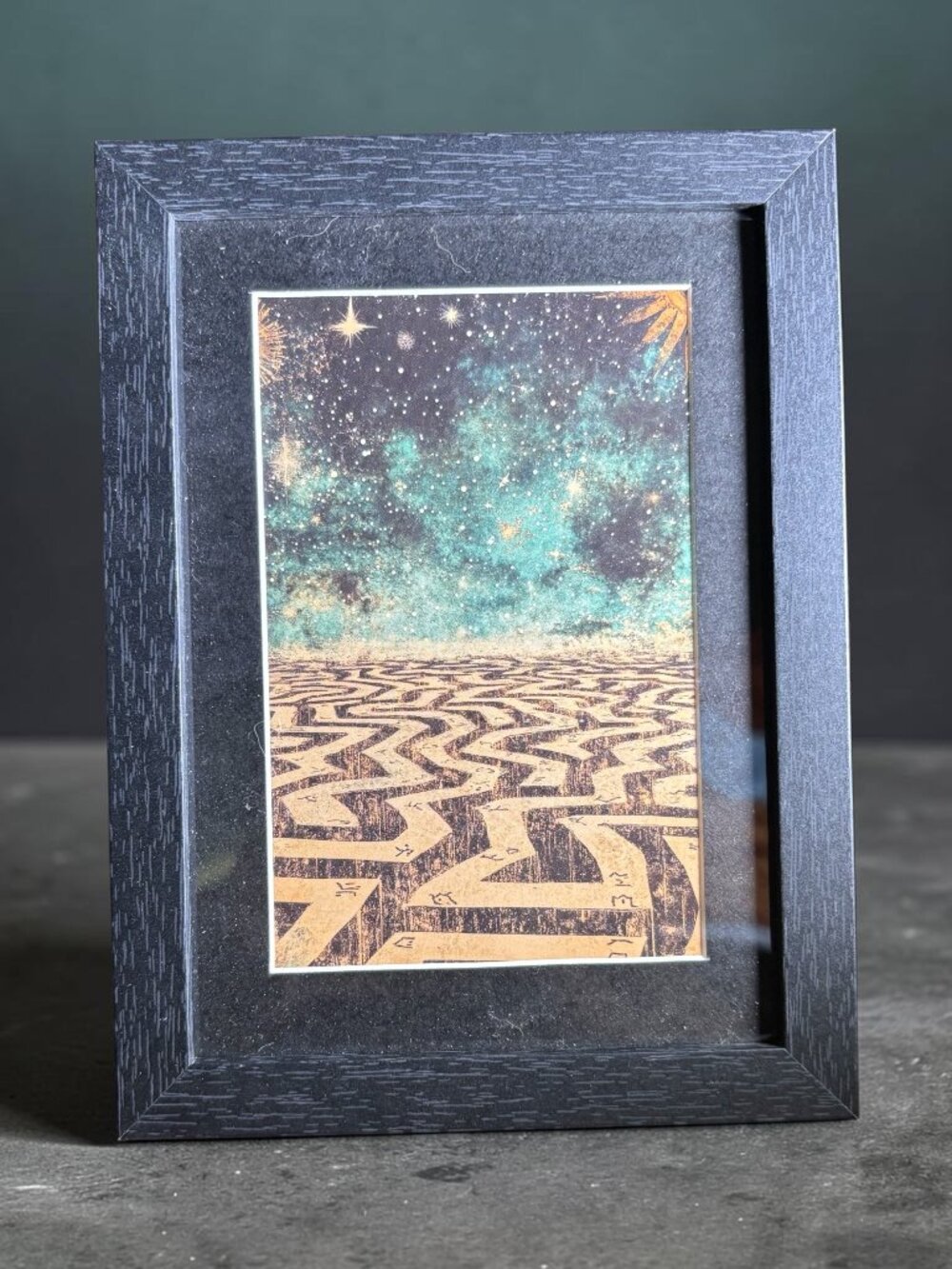 Celestial Maze Art Print | New 5x7 Framed Wall Art
